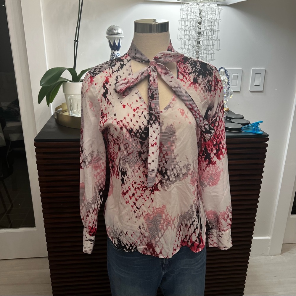 Pink blouse M long sleeve